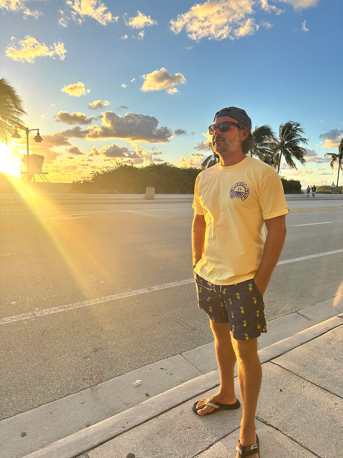 Smiley Face Tee (Butter)