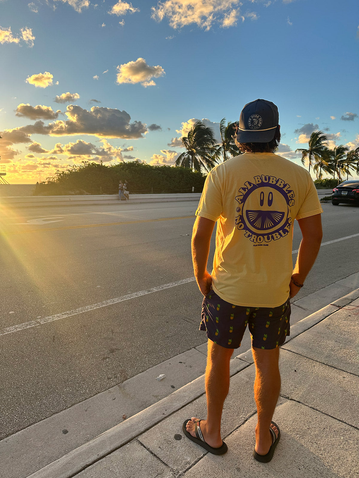 Smiley Face Tee (Butter)