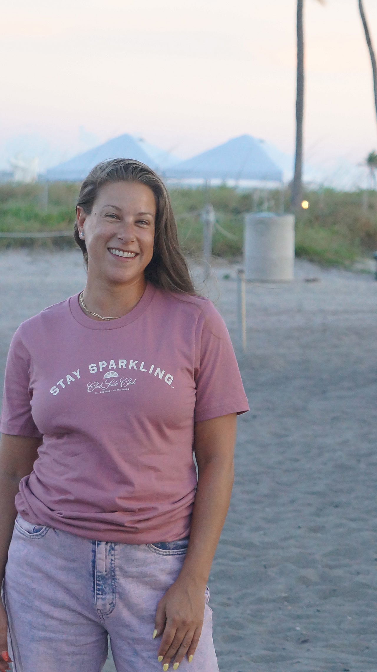 Stay Sparkling™ Tee (Mauve)