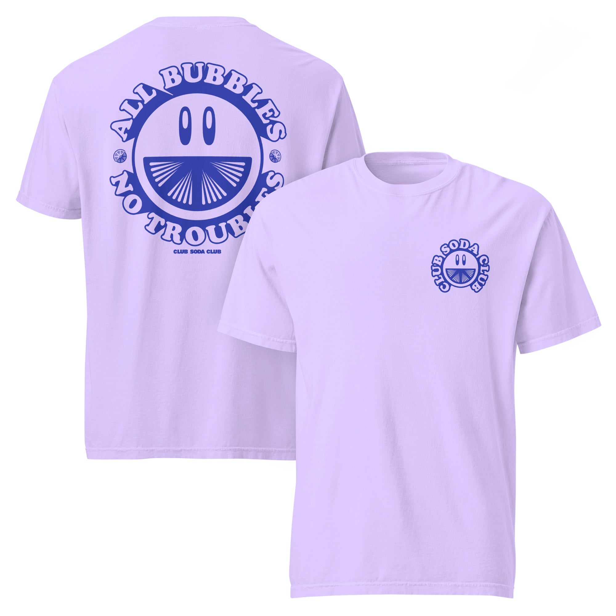 Smiley Face Tee (Orchid Lavender)