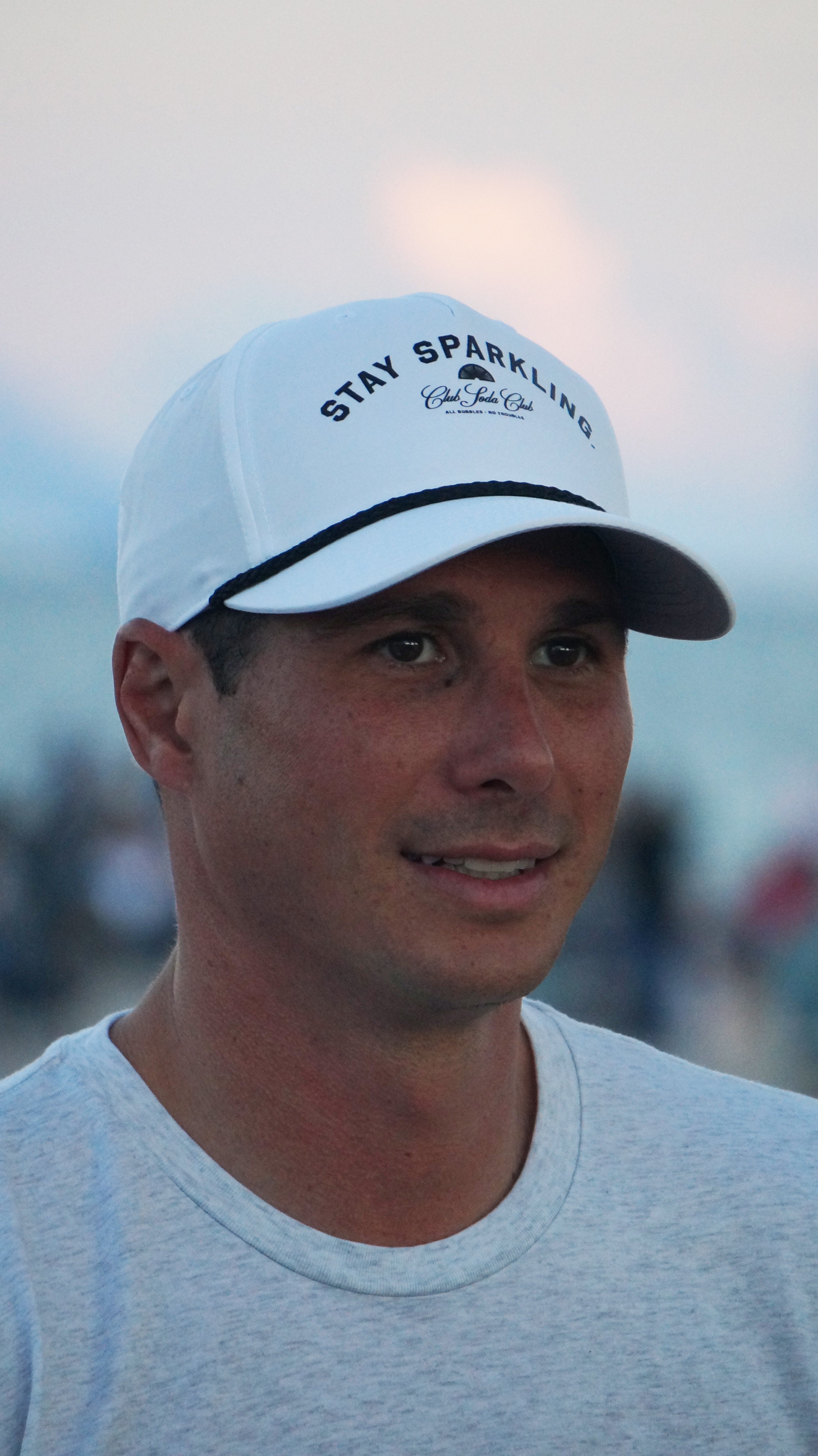 Stay Sparkling™ Rope Snapback (White)